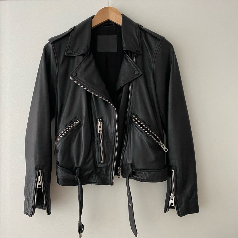 SOLD AllSaints Balfern Leather Jacket